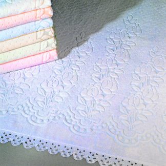 La vie en rose Batistspitze Handtuch Herka-Frottier Romantik Bad terry towel lace