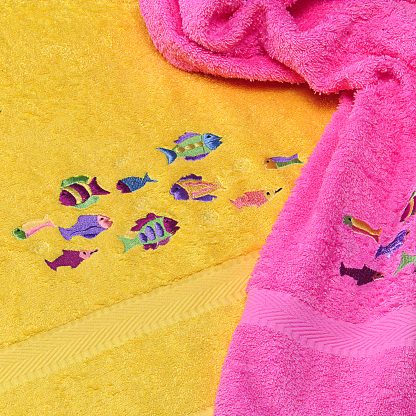Handtuch Venice Stick Herka-Frottier Klassik Bad Baumwolle terry towel bath