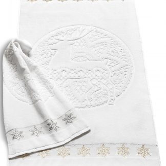 Handtuch Hirsch Harry Weihnachten Herka-Frottier terry towel cotton christmas deer Baumwolle